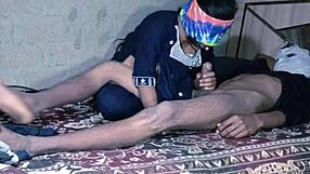 Indian desi step sister caught bathing leads to wild roommate sex video