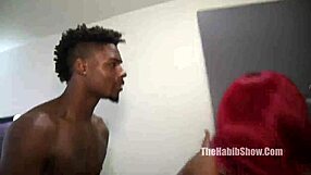 laylared scared of first anal dp in wild ghetto ebony gangbang?