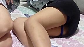 my stepsister invited me for a movie and surprised me looking so hot