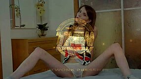 Jemma Brunette Babe Bed Orgasm Toys