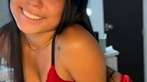 Latina Dances Funk Naked and Wild