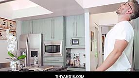 Tiny asian beauty mina luxx sucks bfs thick cock after hide and seek game