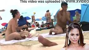 Confession: un homme éjacule sur la plage avec lesbienne