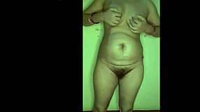 Horny Indian wife spreads tight pussy for lover's creampie in full nude homemade spooning with big natural tits