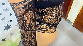 stumbled on horny stepmom in lingerie begging for my huge cock pounding