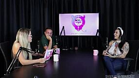 Watch my wild Lexi Mallet compilations on Bora Cast with Bruna Carlos in sheer red lingerie