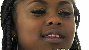 yo ebony stepteen takes massive facial after deep blowjob