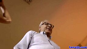 Classy British mature milf bends over sucking sharing hard cock in group