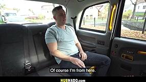 cute american guy pounds me in fake taxi