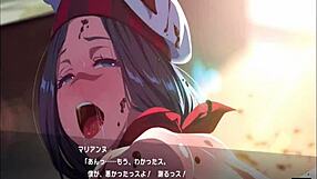 Japanese high school girl masturbates wildly with magic powers big cock fantasy