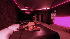 brunette pulled me into her hotel room