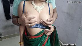 Hot Indian Desi Bhabhi Fucked In Sexy Pink Silky Saree