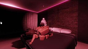 brunette pulled me into her hotel room