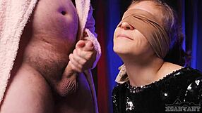 im so angry stepbro tricked me into deepthroat sucking his huge cock in taste game 😡💦