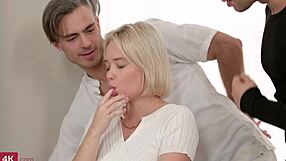 jessie ames' lottery shoot turns into wild mmf dp with big tits bouncing 😈🍑💦