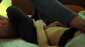 imagine peeling off her jeans bra panties for real couple's intimate black beauty sex