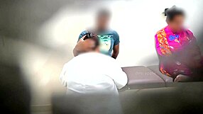 Doctor Strokes Patient's Cock with Handjob While Mommy Watches in Hospital