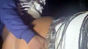 Sexy Ebony BBW Sucks Cock Fucked Forest