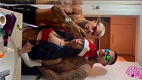 Funk Girl Calls Thug for Hard Balcony Fuck Pounding