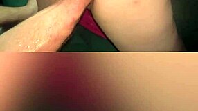 Jane's fists stretch those big natural tits?