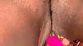 yo dude, asian guy drops a massive ebony creampie after licking her out...