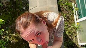 What if I fuck this Russian MILF beauty deep in the countryside POV?