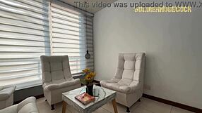 Latina Student Deepthroats Monster Cock Swallows Cum Pass Class