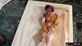 kimberly chi gobble these 4 black cocks all holes??