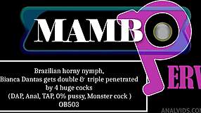 BIANCA DANTAS DOUBLE DAP ANAL BY MONSTER COCKS!
