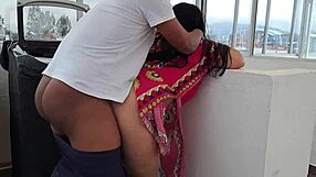 best friends horny colombian stepmom in lingerie seduces young student for taboo interracial fuck