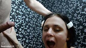 bold bitch deepthroats cock throat balls deep