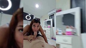 red panties and lips hide her bent over pregnant cravings