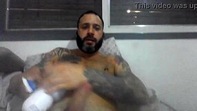 i jerked until i burst all over my hand