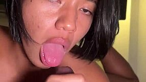 Look How I Worship Every Inch of This Huge BBC - Amateur Couple Passion!