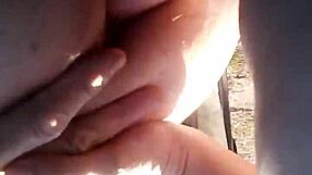 i got pegged outside by daisyjo1975 in retro blue films