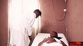 patient bends ebony doctor over for squirting homemade hospital fuck?