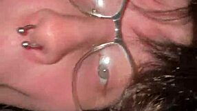 Chubby goth girl really knows how to take every inch of her man's throbbing cock deep