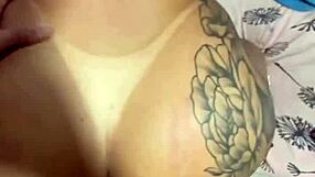 hotwife's big ass gapes on young cock for hubby