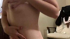 slow striptease reveals ripped clothes and bare curves