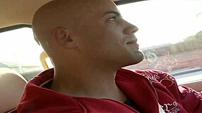 Step Daughter's Innocent Face Gets Thick Cum Coverage Outdoors