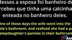 Devious husband devours his own stepdaughter's tight ass with monster cock cumshot facial