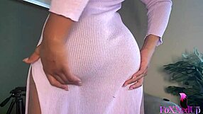 check out sultry jenna foxx teasing with her fastest vibrator on that big ass