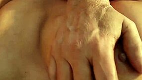 indian wife cums hard while fingering her horny husband's ass at home