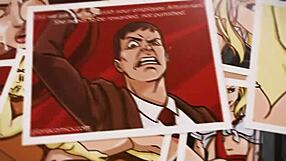 Gloria seduces boss with vibrating toy gadget