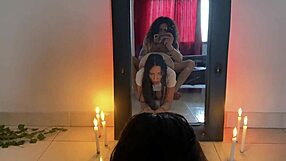 pov submissive latina neighbor bends over for valentines anal gaping fuck