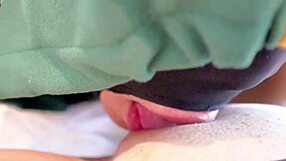 69 with thai maid licking pussy juice fills mouth before anal creampie