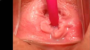 wanna see this pink pussy up close while she cums hard?