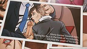 Gloria seduces boss with vibrating toy gadget