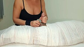 Mummified Handjob Part 3 Cum Paused Two Minutes