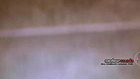 silly bikini blonde teen rolls messy in oil tarp fingering wet